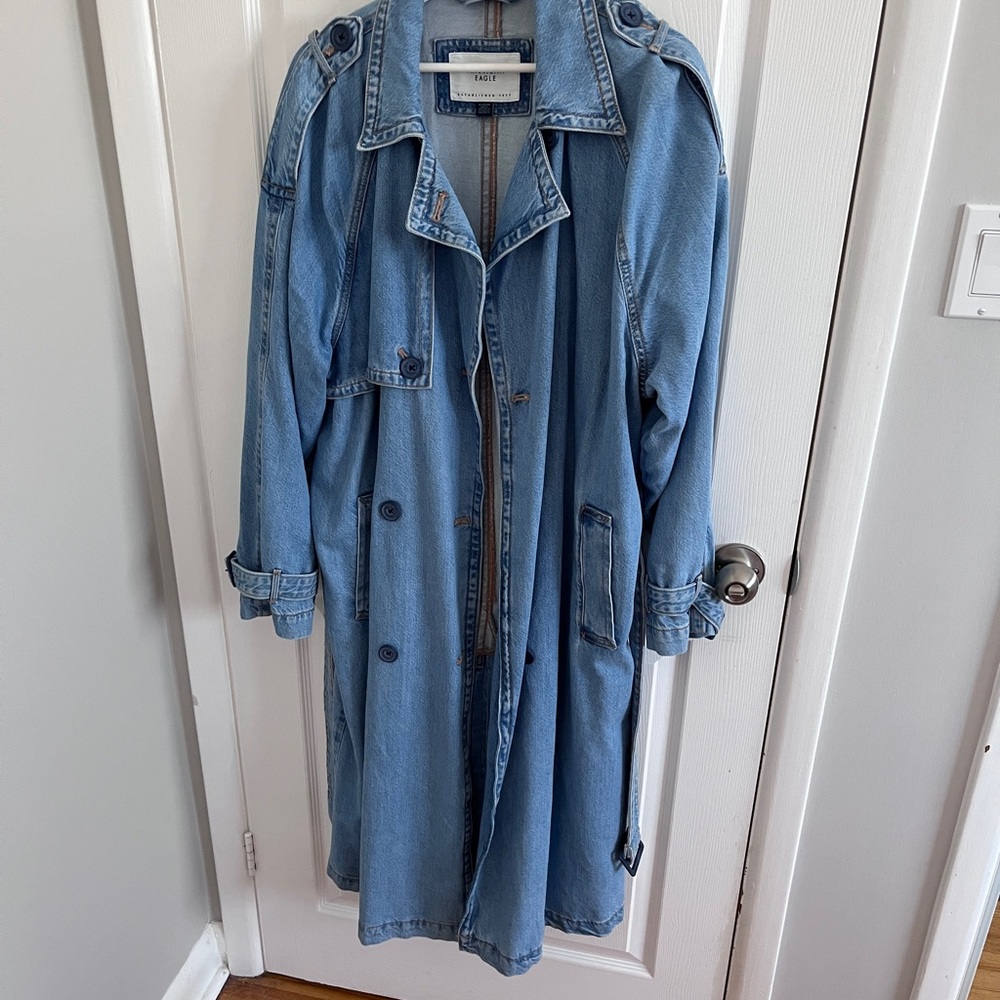 AE Denim Trench Coat